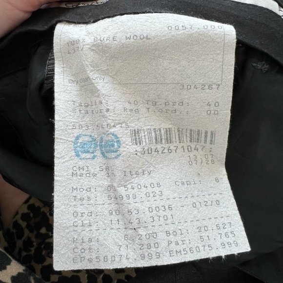 Calvin Klein Collection virgin wool wide leg dress pants - Picture 6 of 10